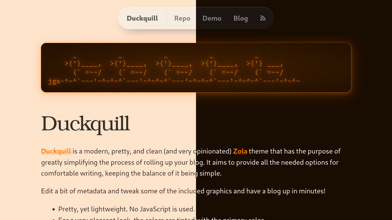 Duckquill screenshot