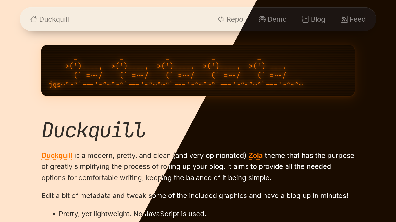 Duckquill screenshot